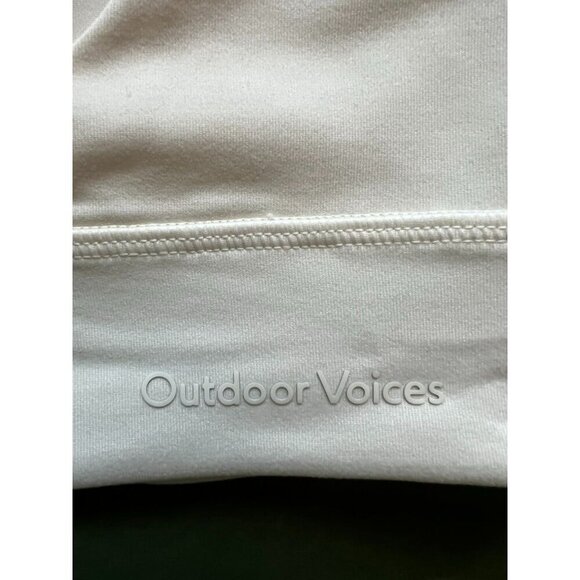 OUTDOOR VOICES FREE FORM SCOOP BRA COLOR MILK STONE PILATIES GYMATTIRE XXSM - Picture 7 of 9